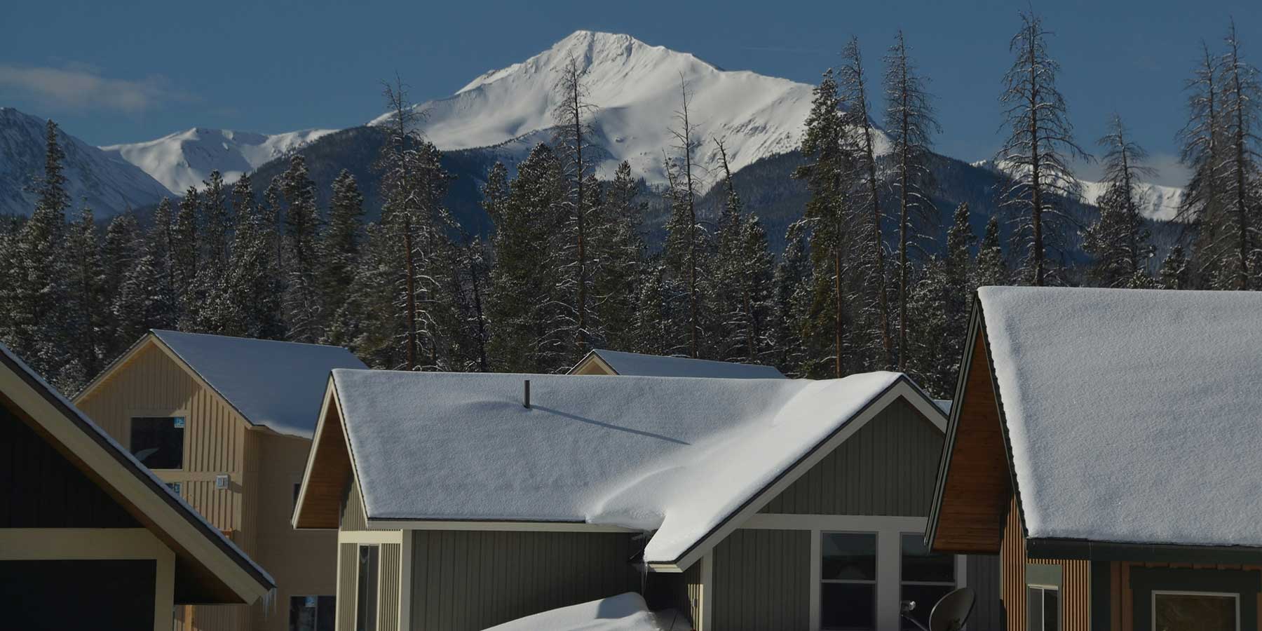 Colorado winter town
