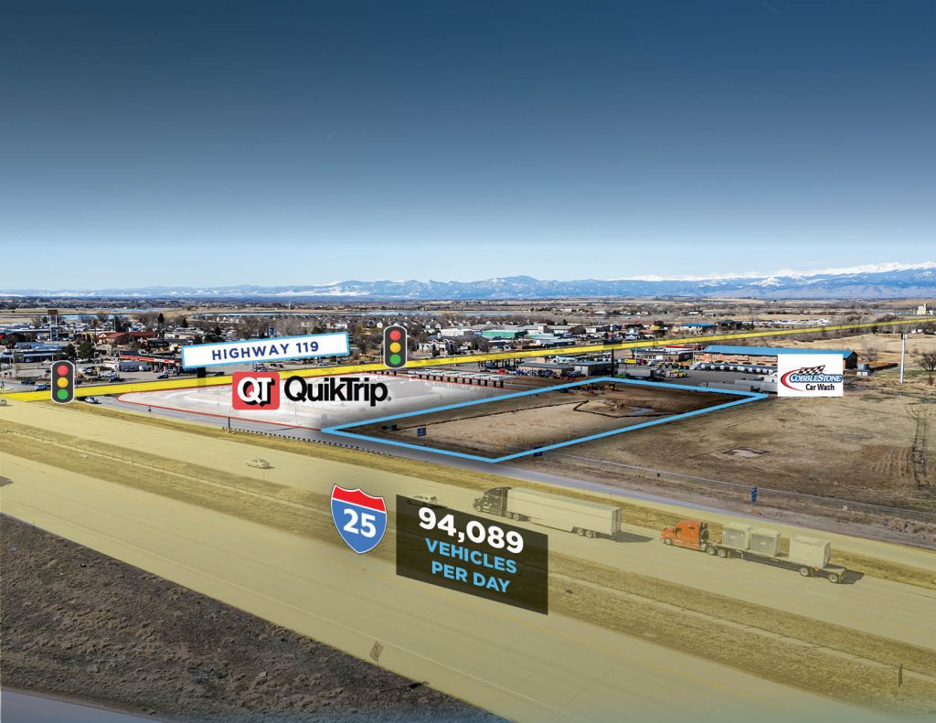 NW Corner Highway 119 and I-25